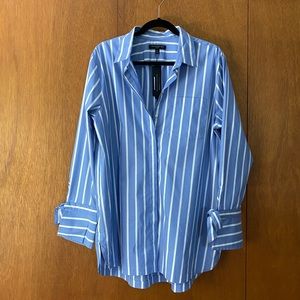 NWT Banana Republic Parker Shirt wTie Cuff